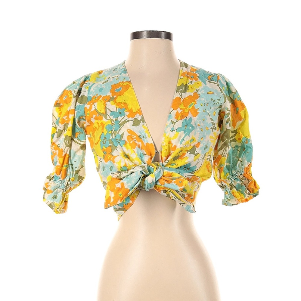 Faithful the brand tie front top